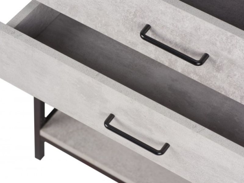 Birlea Midtown 3 Drawer Shelving Unit