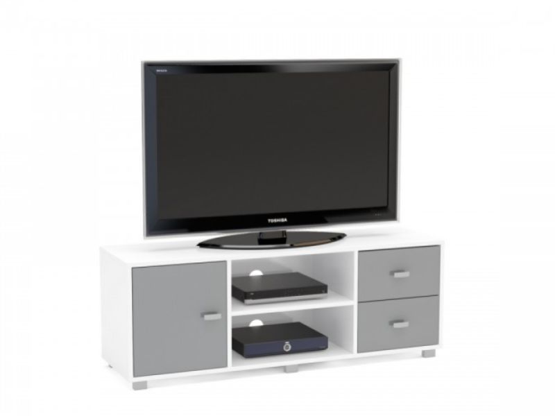 Birlea Covent TV Unit In White And Grey