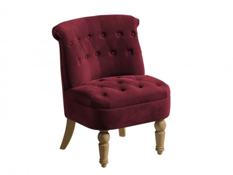 Birlea Grace Chair In Plum Fabric
