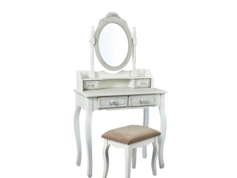 LPD Brittany Shabby Chic Style Dressing Table