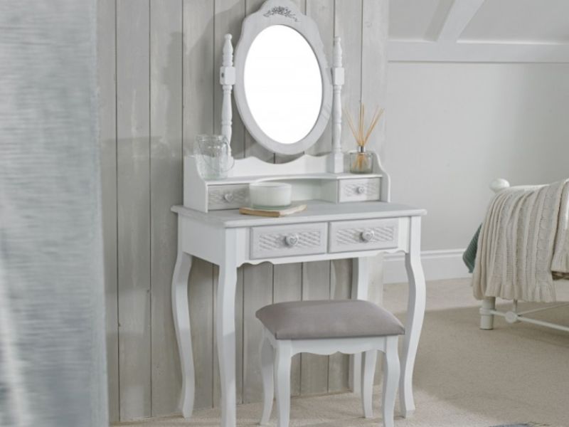 LPD Brittany Shabby Chic Style Dressing Table