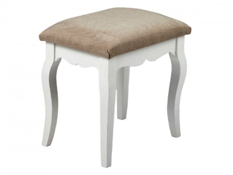 LPD Brittany Shabby Chic Style Dressing Table Stool