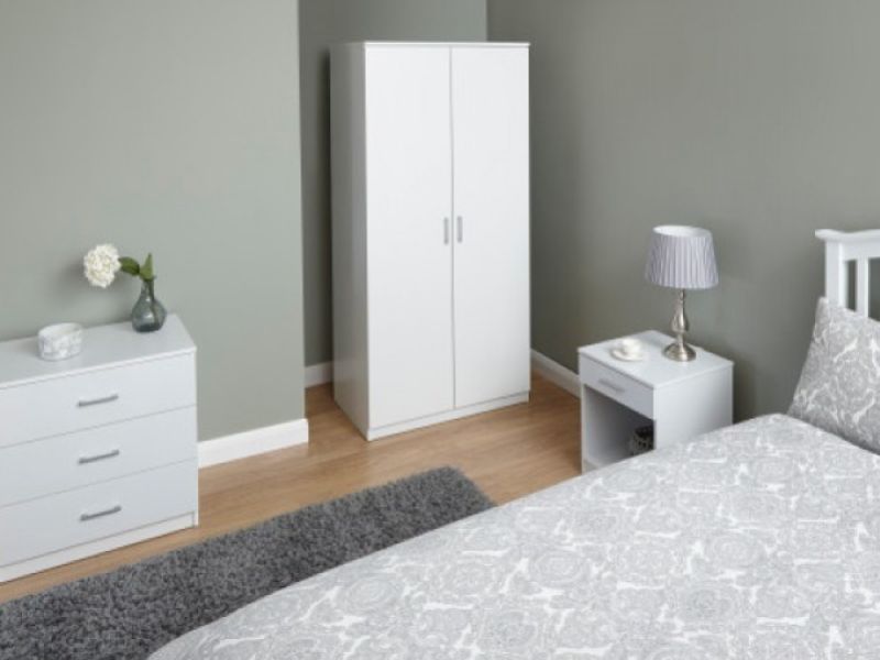 GFW Panama 3 Piece Bedroom Set In White