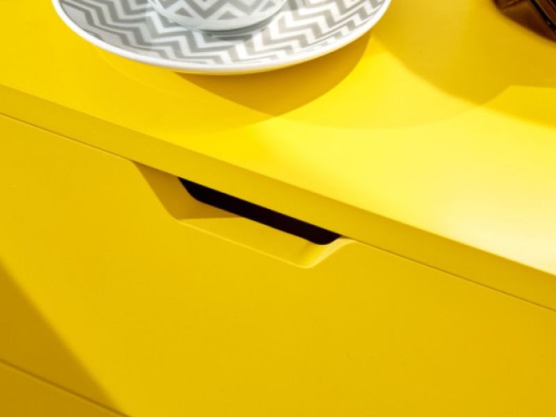 GFW Nyborg Bedside In Yellow