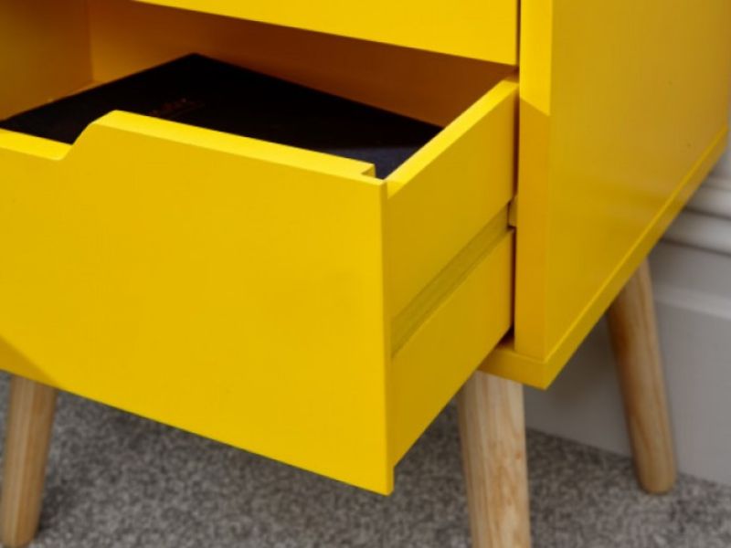 GFW Nyborg Bedside In Yellow