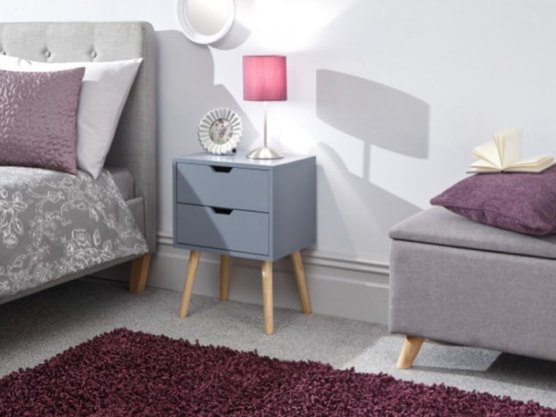 GFW Nyborg Bedside In Dark Grey