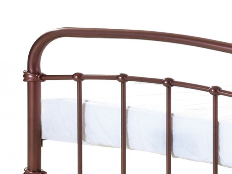 LPD Halston 3ft Single Copper Effect Finish Metal Bed Frame
