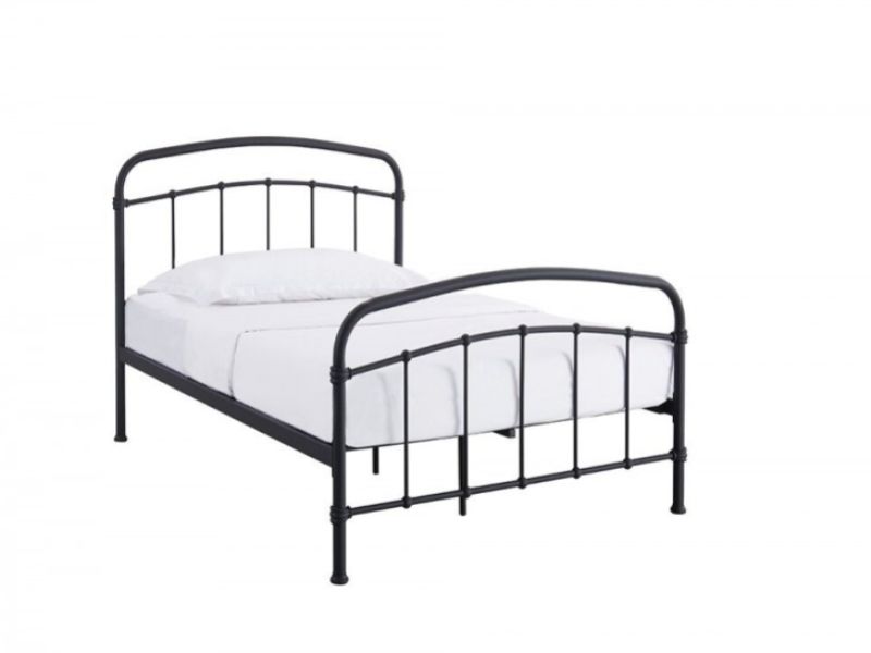 LPD Halston 3ft Single Black Metal Bed Frame