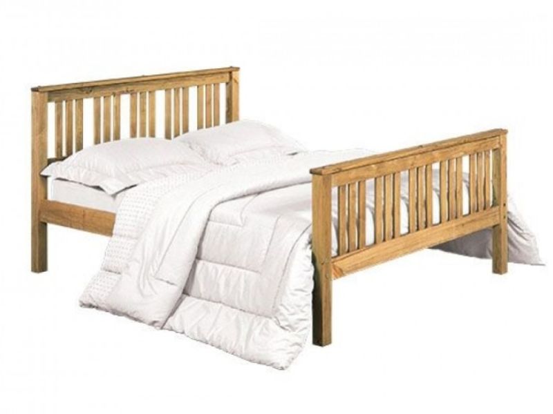 LPD Shaker 4ft6 Double Pine Wooden Bed Frame