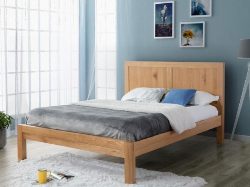 Birlea Bellevue 5ft Kingsize Oak Wooden Bed Frame