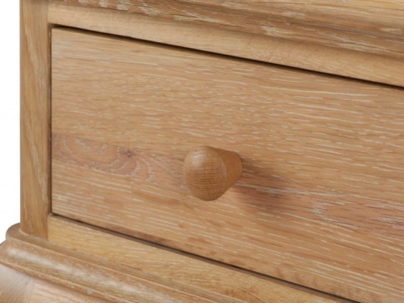 Birlea Jacques French Style Solid Oak Bedside