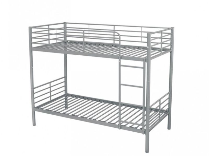 LPD Apollo Silver Metal Bunk Bed