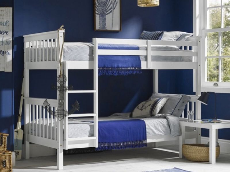 LPD Leo White Wooden Bunk Bed