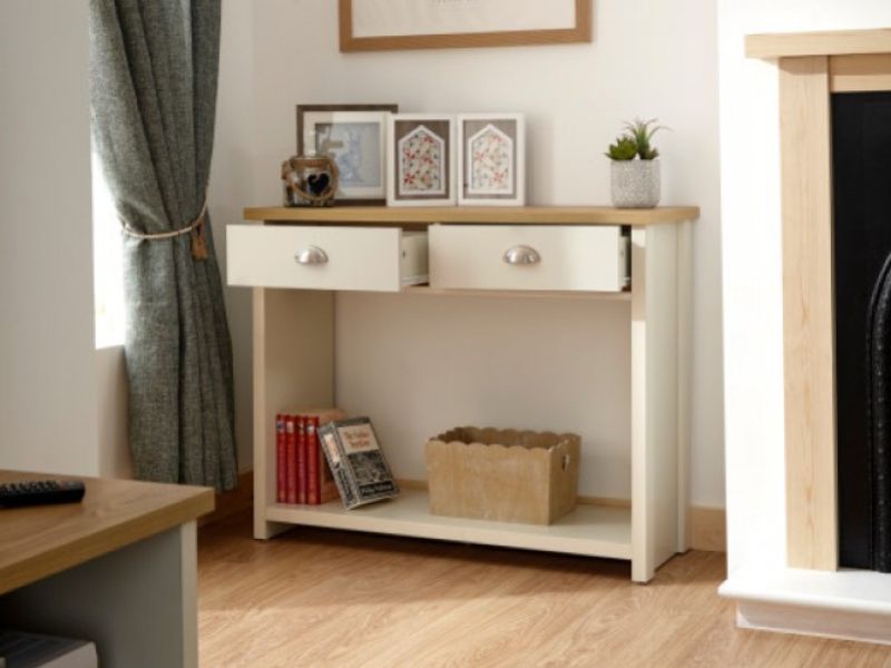 GFW Lancaster Console Hall Table in Cream