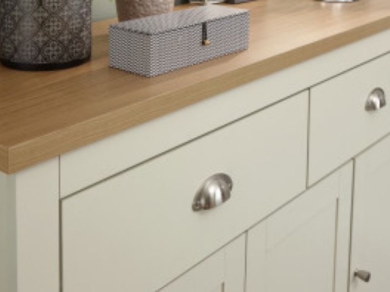 GFW Lancaster Large Sideboard in Cream