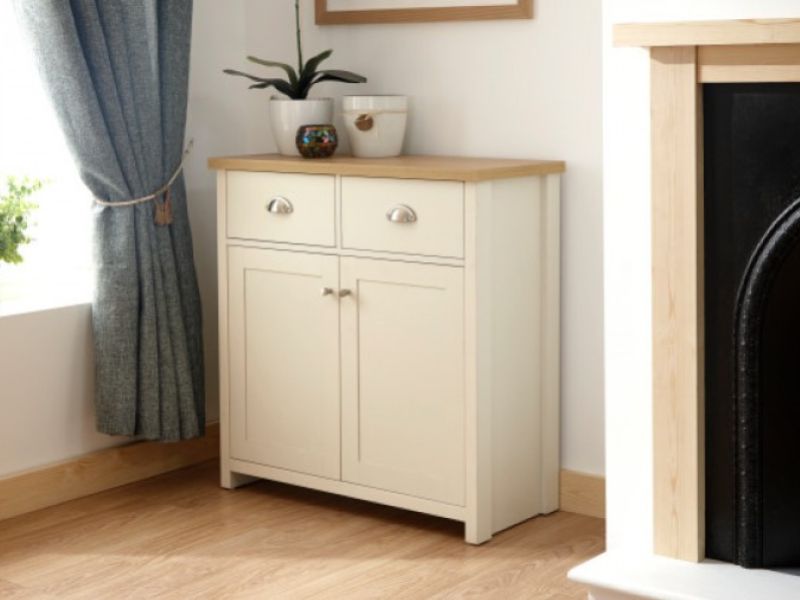 GFW Lancaster Compact Sideboard in Cream