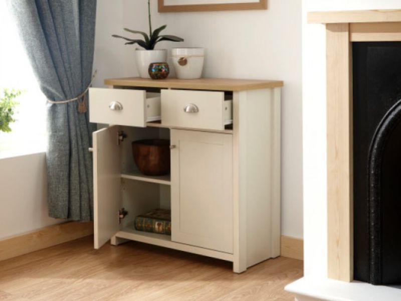 GFW Lancaster Compact Sideboard in Cream