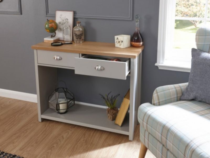 GFW Lancaster Console Hall Table in Grey