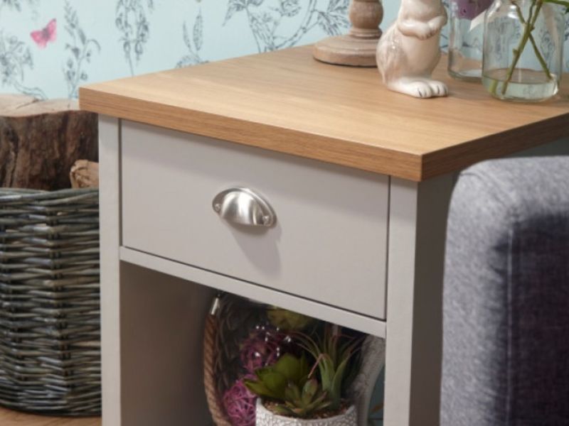 GFW Lancaster Lamp Table in Grey