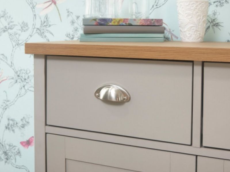 GFW Lancaster Compact Sideboard in Grey