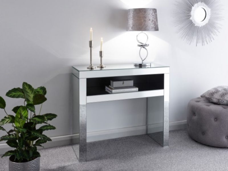 GFW Capri Console Table Mirrored