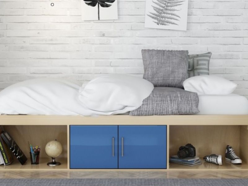 LPD Dakota Cabin Bed In Blue And Oak