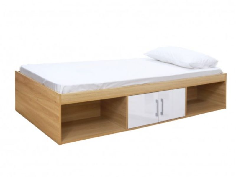 LPD Dakota Cabin Bed In White And Oak