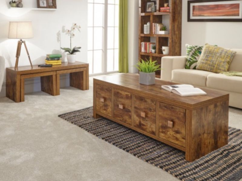 GFW Jakarta 8 Drawer Coffee Table Mango