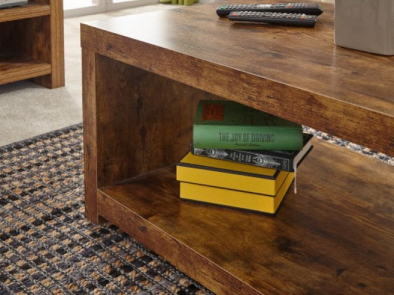 GFW Jakarta Coffee Table with Shelf Mango