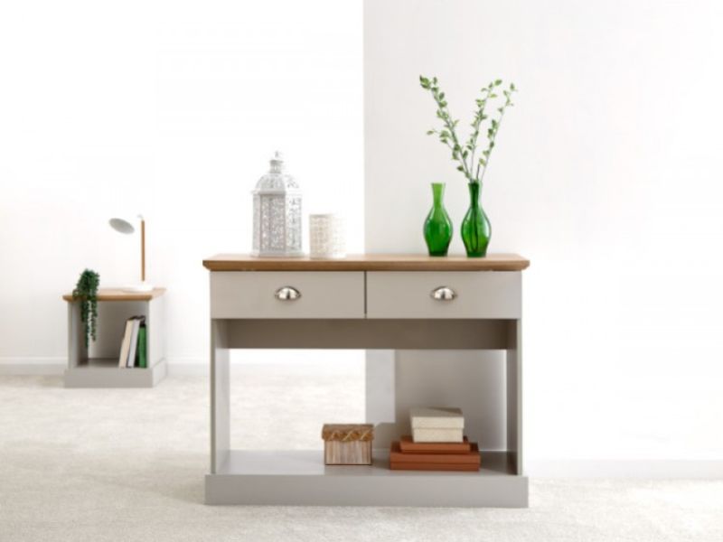 GFW Kendal Console Table Grey