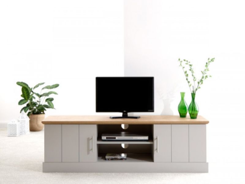 GFW Kendal Large TV Unit Grey