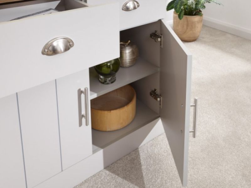 GFW Kendal Compact Sideboard Grey