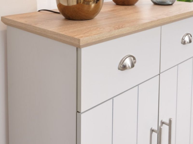 GFW Kendal Compact Sideboard Grey