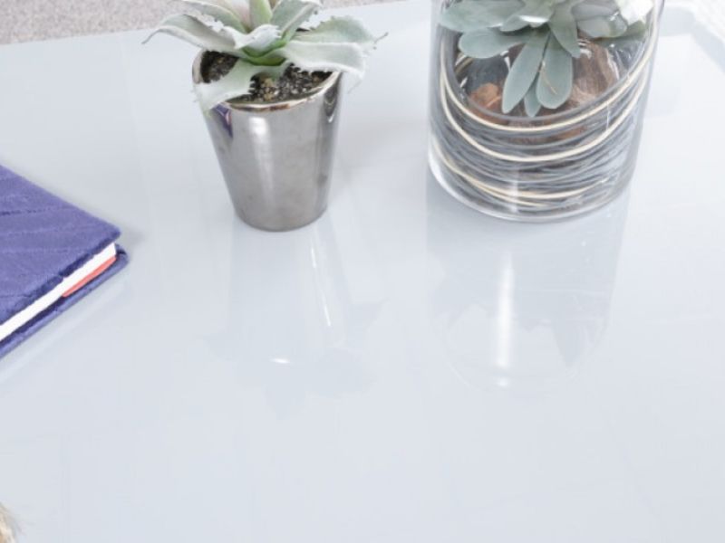 GFW Polar Grey Gloss LED Coffee Table