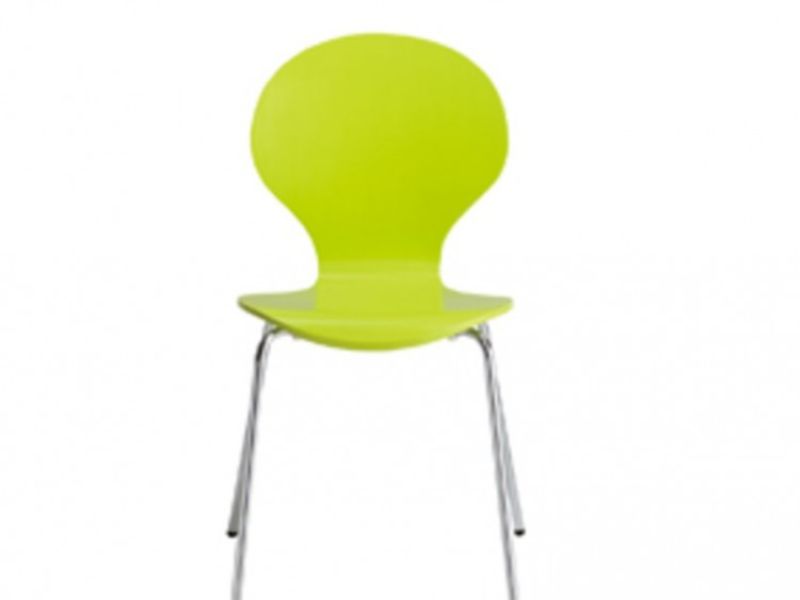 LPD Ibiza Lime Dining Chairs Set Of 4