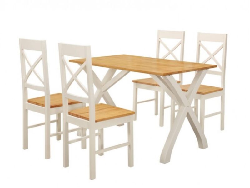 LPD Normandy Cottage Style Dining Table Set