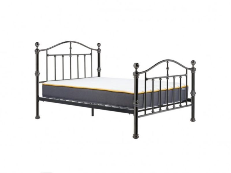 Birlea Victoria 4ft6 Double Black Nickel Metal Bed Frame