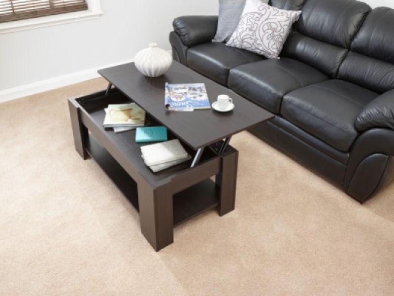 GFW Lift Up Coffee Table in Espresso
