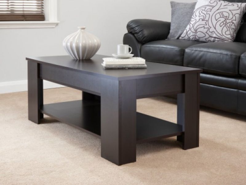 GFW Lift Up Coffee Table in Espresso