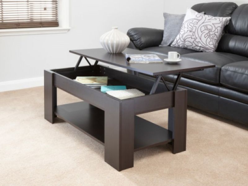 GFW Lift Up Coffee Table in Espresso