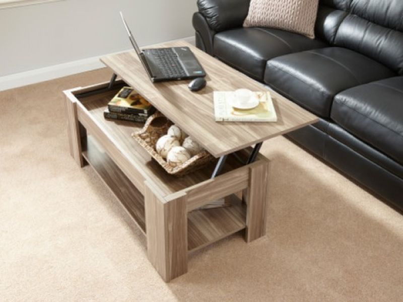 GFW Lift Up Coffee Table in Walnut