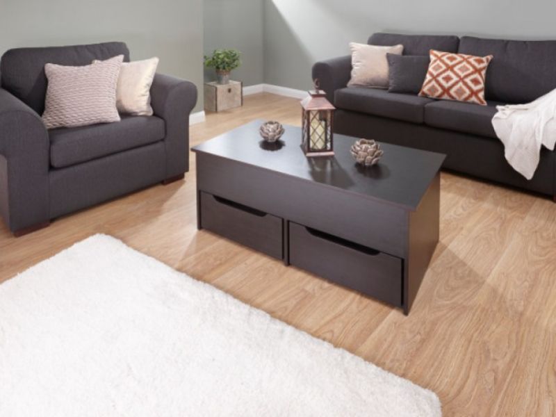 GFW Ultimate Storage Coffee Table in Espresso