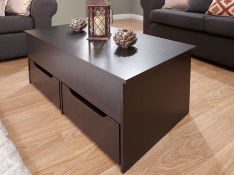 GFW Ultimate Storage Coffee Table in Espresso