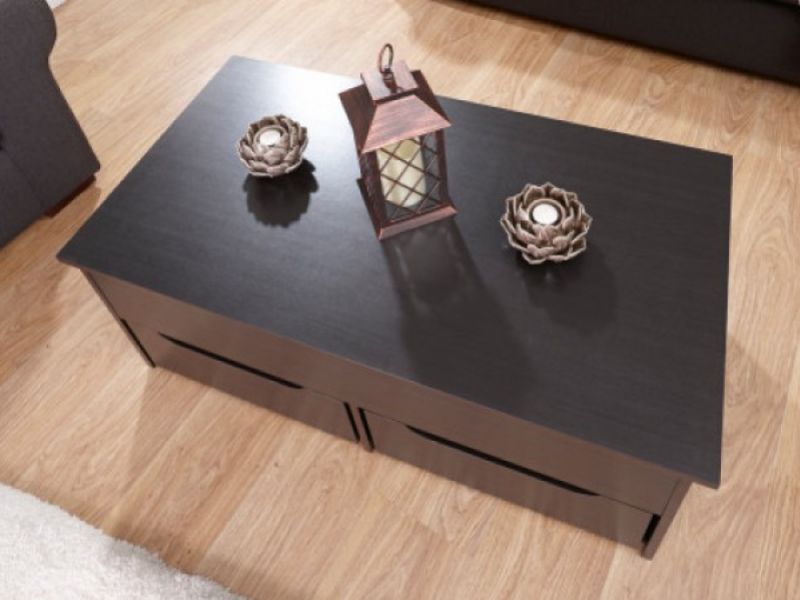 GFW Ultimate Storage Coffee Table in Espresso