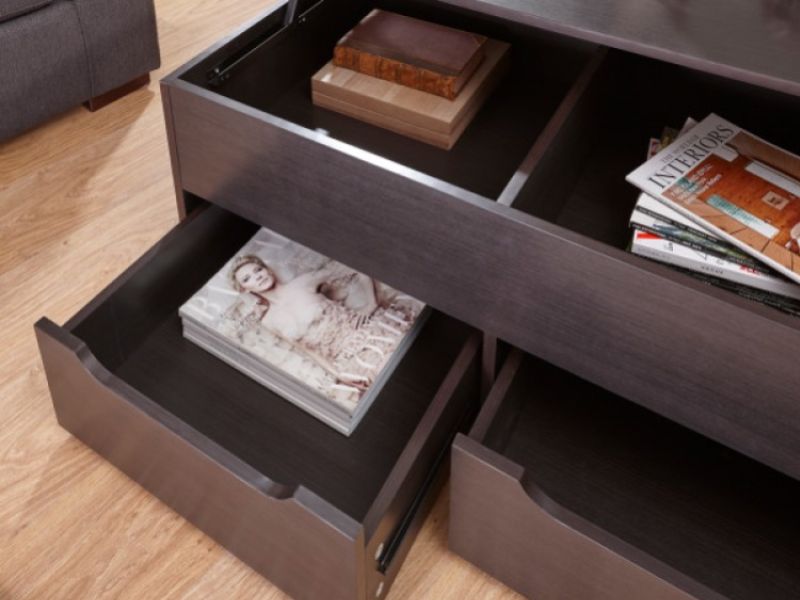 GFW Ultimate Storage Coffee Table in Espresso