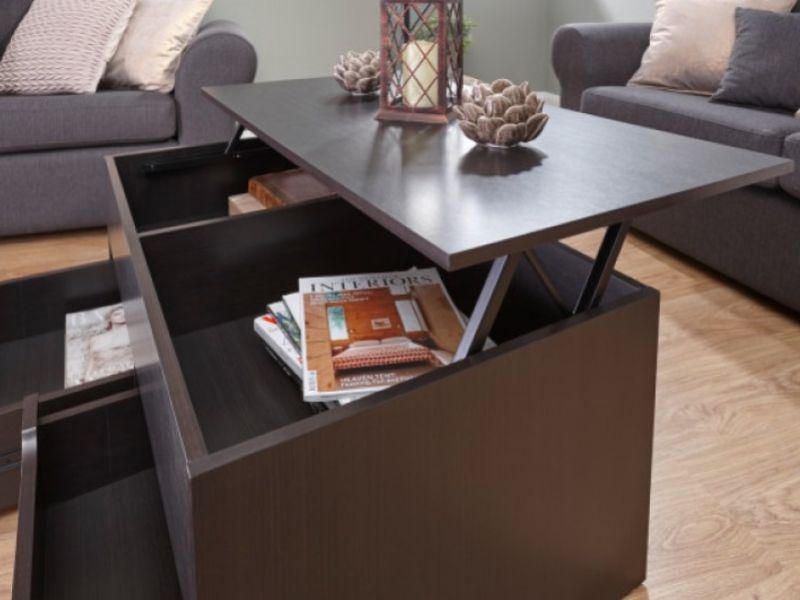 GFW Ultimate Storage Coffee Table in Espresso