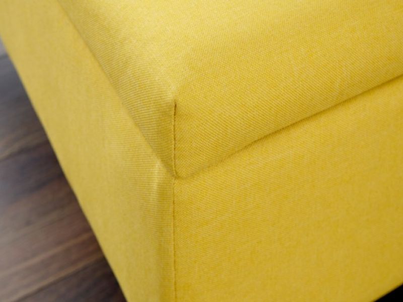 GFW Alexandra Storage Ottoman Large in Mustard