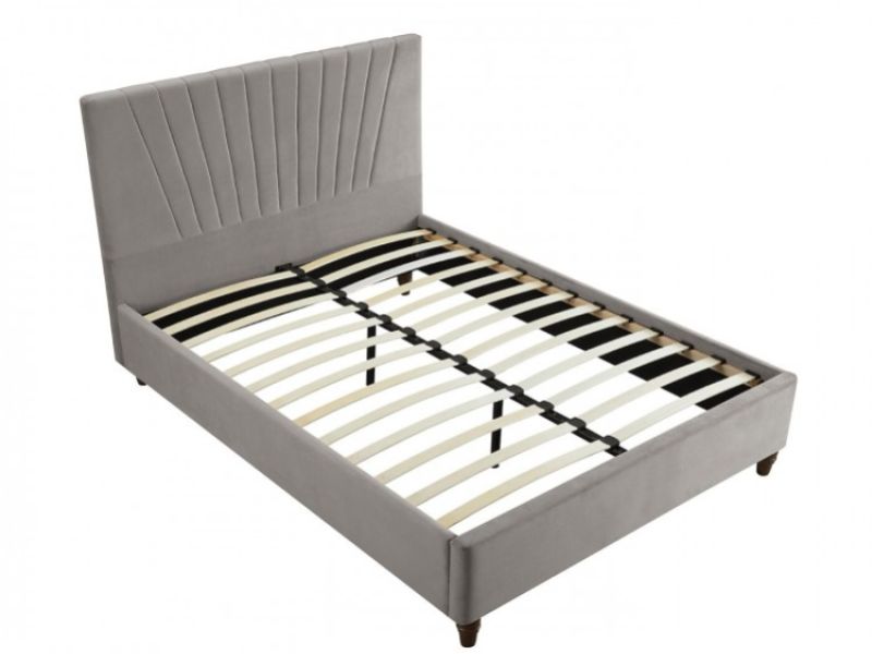 LPD Lexie 5ft Kingsize Silver Fabric Bed Frame