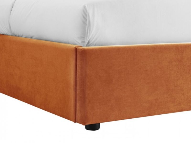 LPD Islington 5ft Kingsize Orange Fabric Bed Frame