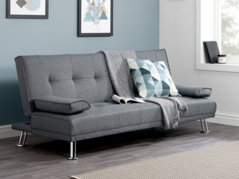 Birlea Logan Grey Fabric Sofa Bed